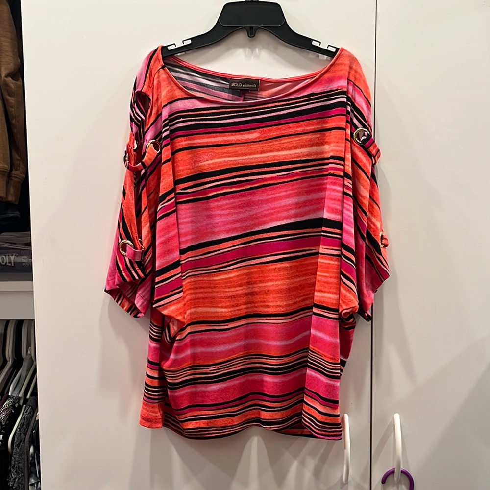 Bold Elements Striped Blouse